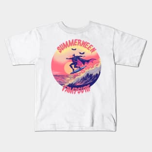 Summerween VampSurf Kids T-Shirt